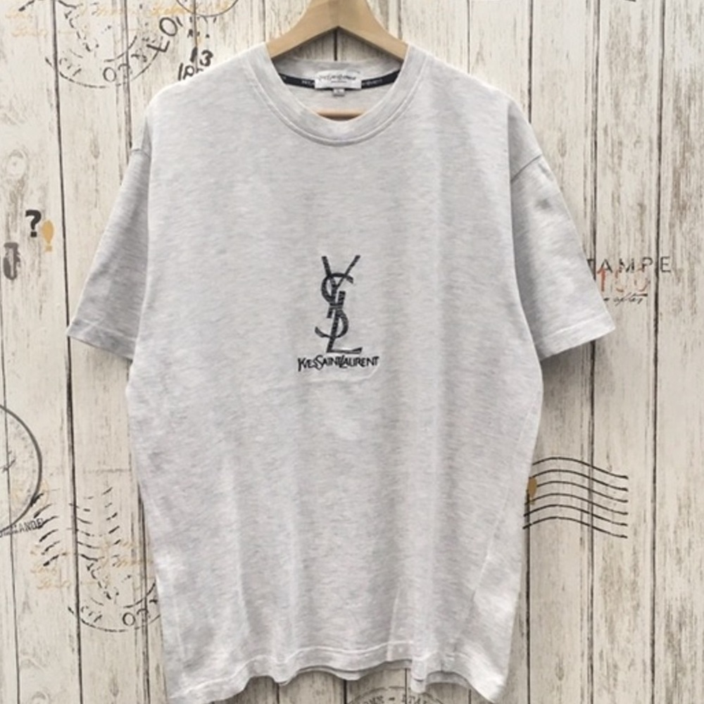 Yves Saint Laurent Vintage Embroidered Tee